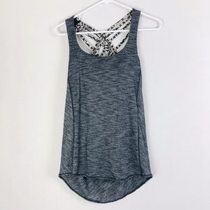 Lululemon Wild Tank Heather Black/Ace Spot Grain